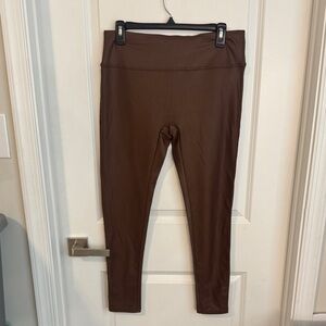 Elegant Brown Women's Leggings